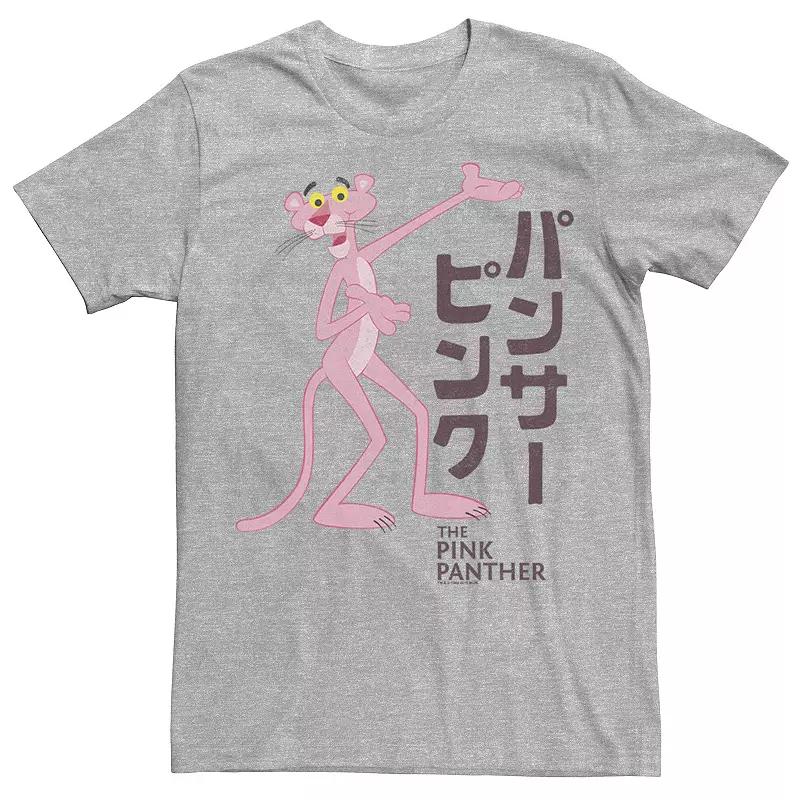 Men's Pink Panther Kanji Portrait Logo Graphic Tee, Size: XL, Ath Product Image
