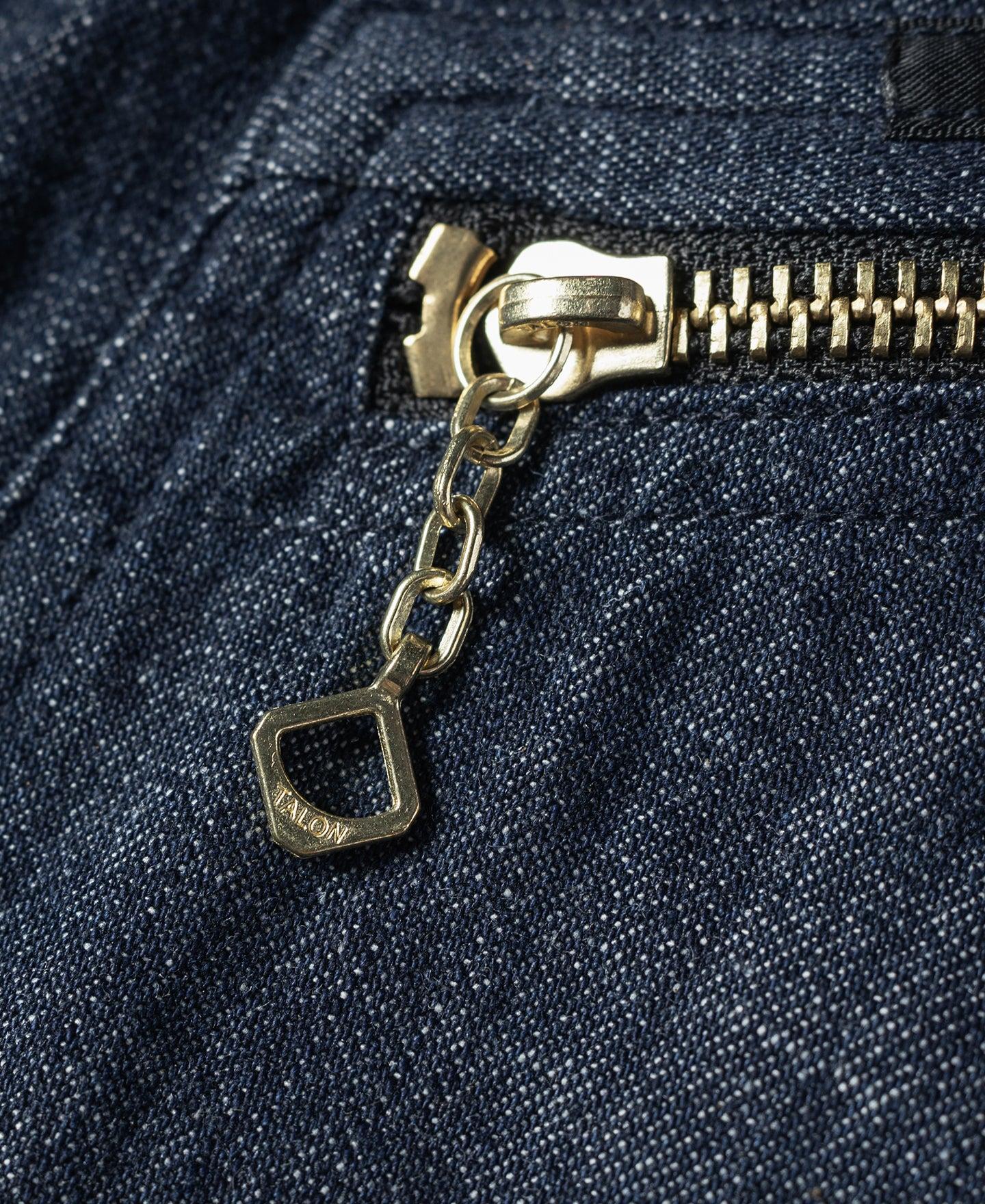 1960s Zip Up Denim Work Jacket Product Image