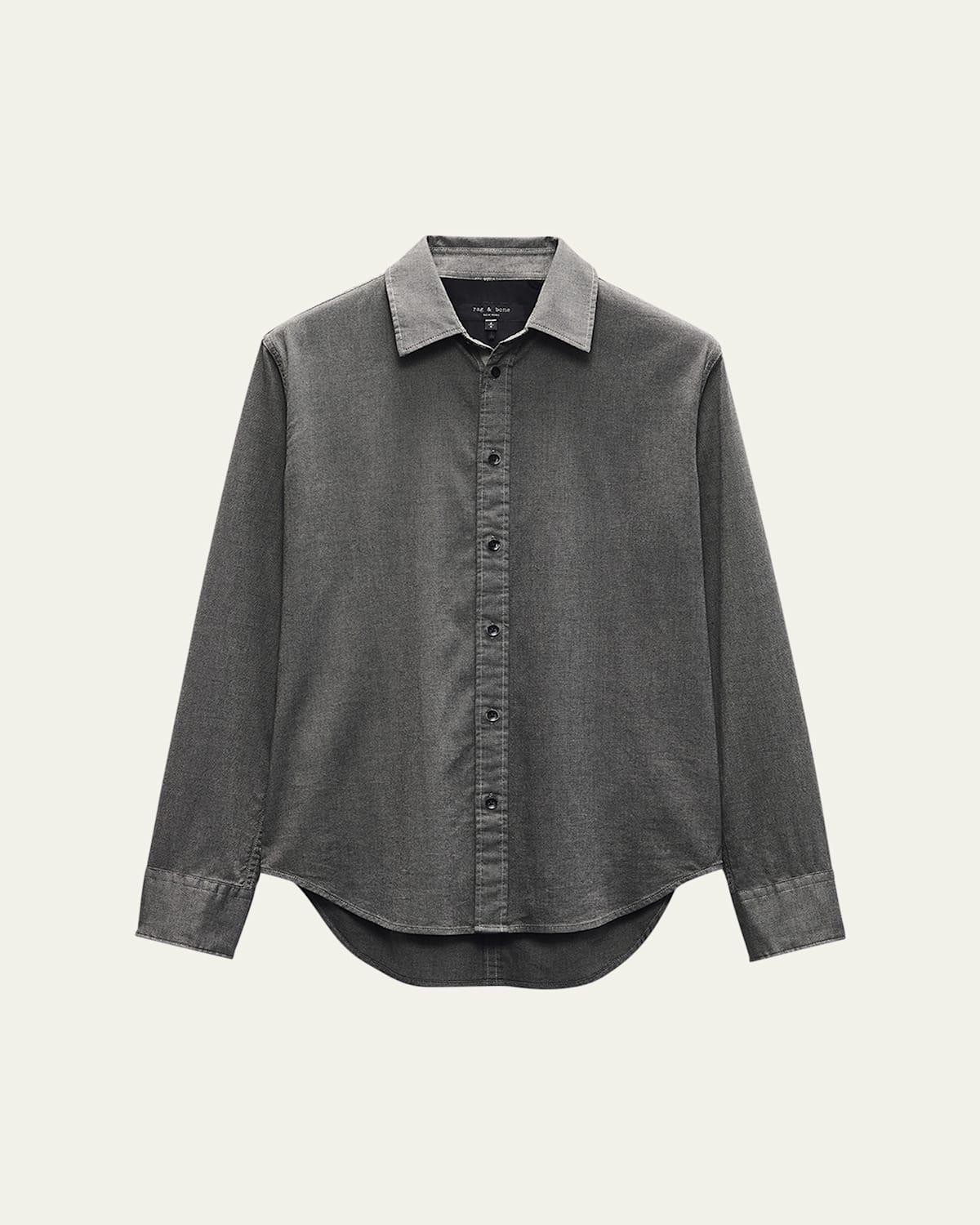 Mens Tomlin Cotton Button-Front Shirt Product Image
