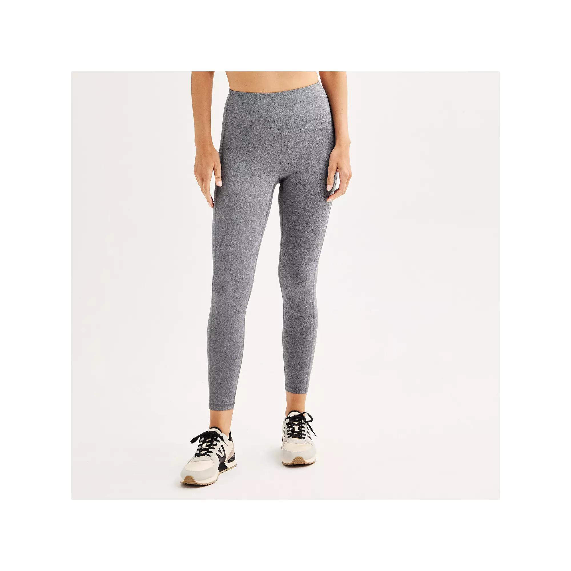 Petite Tek Gear® Ultrastretch High-Waisted 7/8 Leggings with Side Pockets, Women's,  Product Image