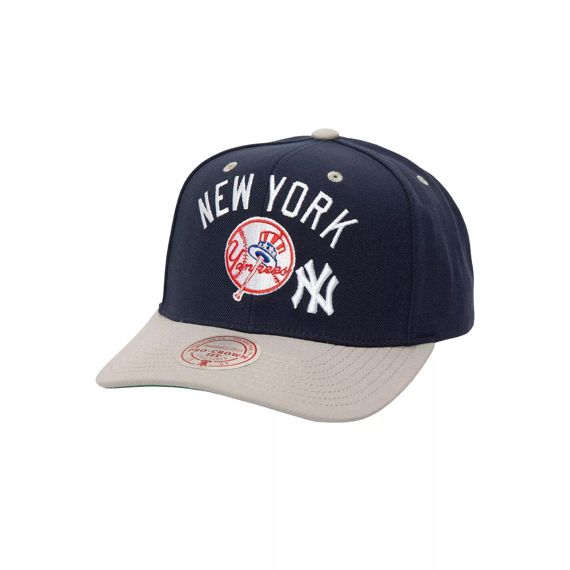 Men's Mitchell & Ness Navy New York Yankees  All In 2.0 Adjustable Hat, Blue Product Image