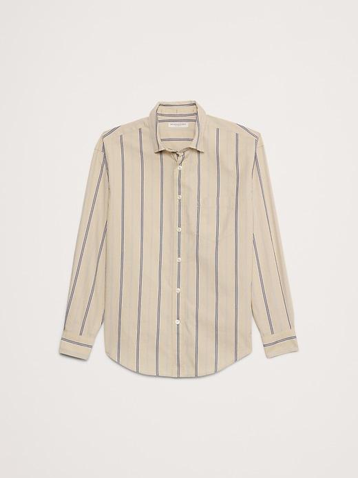 Relaxed-Fit Washed Cotton Poplin Shirt Product Image