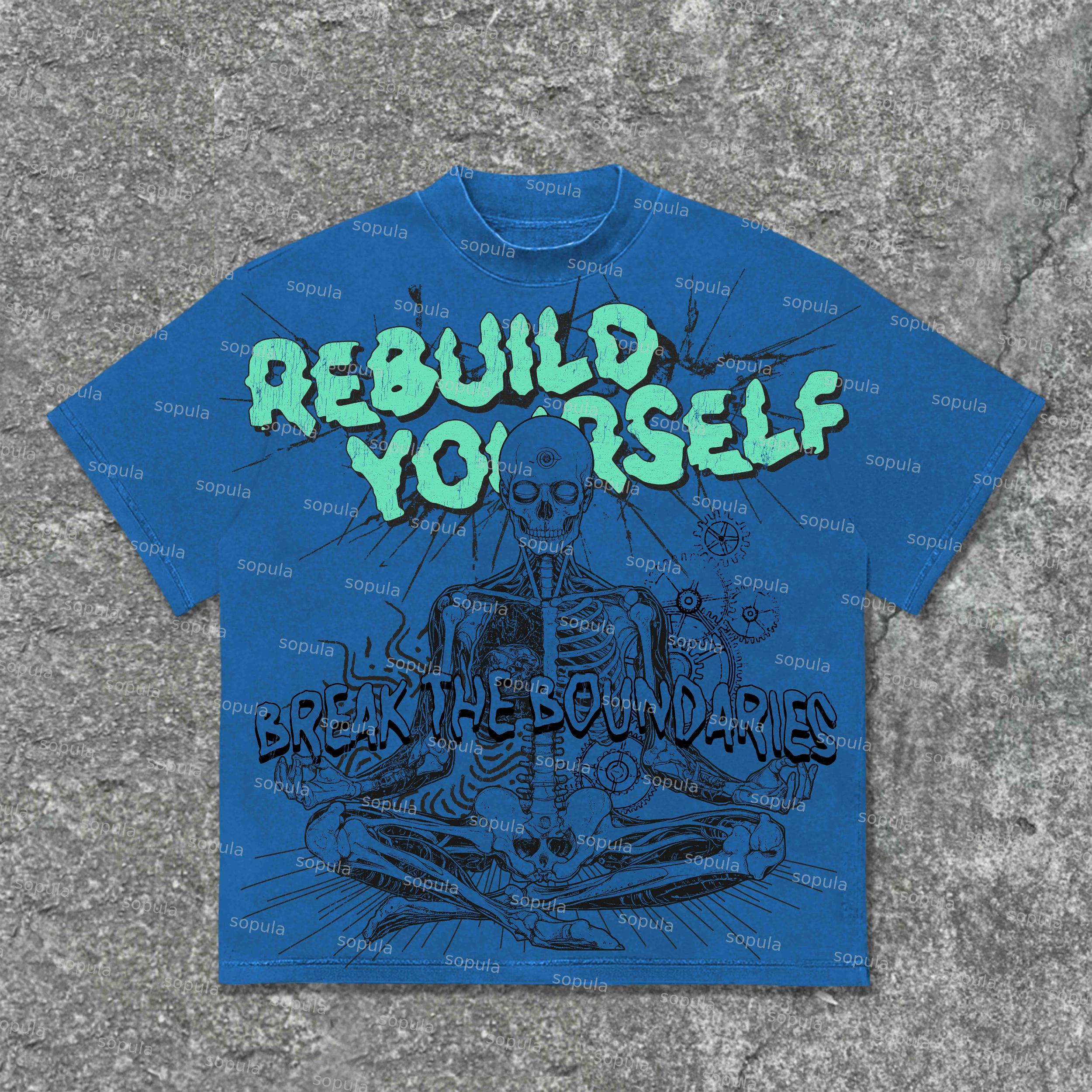 Over Take Racing Graphic Cotton T-shirt Product Image