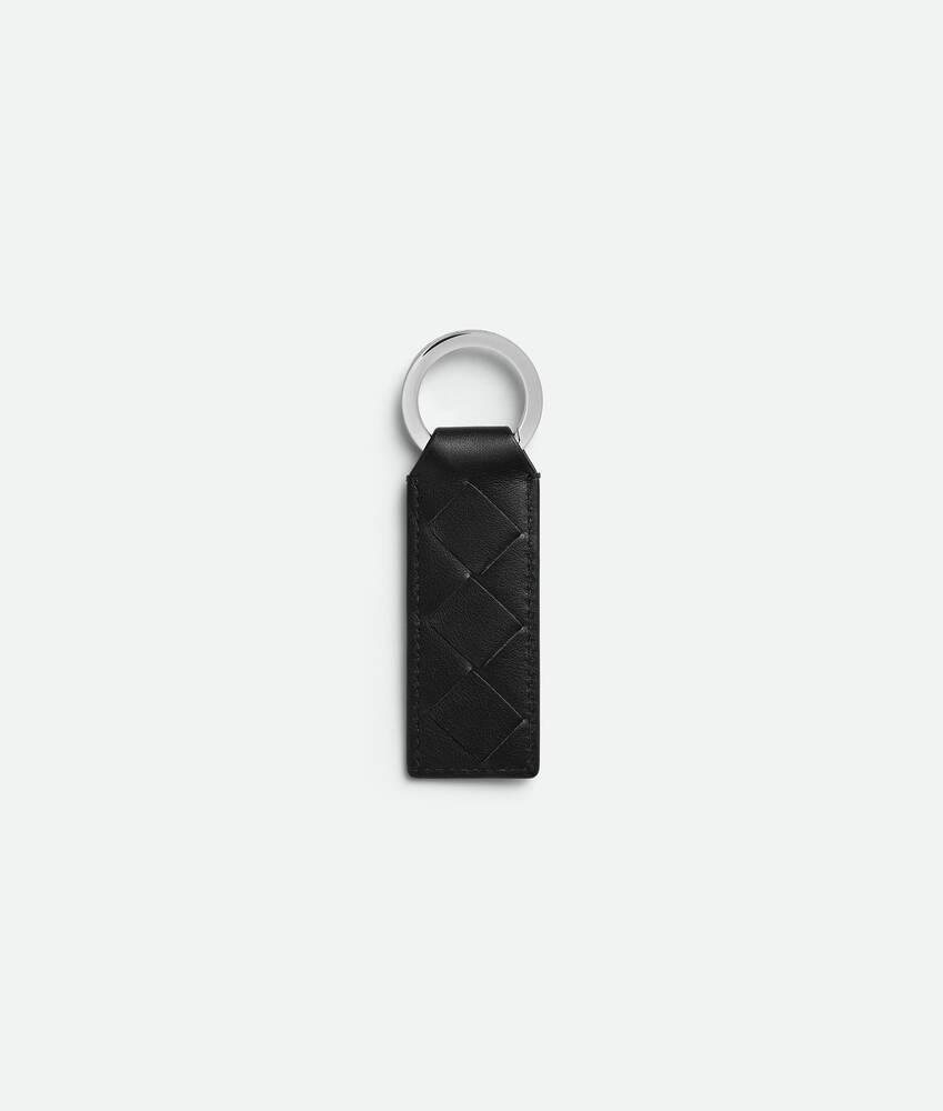 Men's Tab Key Ring in Black Product Image