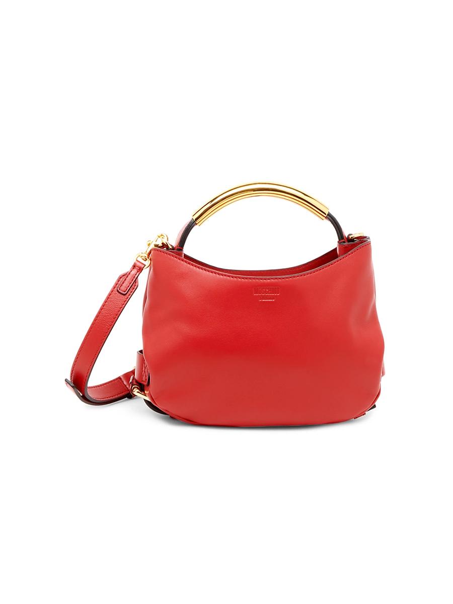 Womens Handle Me Leather Bag Product Image