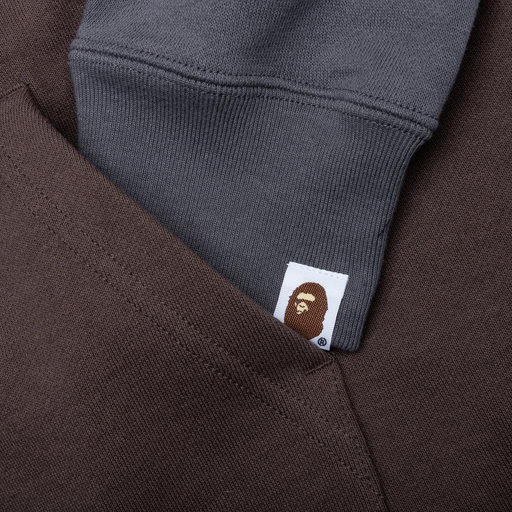 Shark Full Zip Hoodie #2 - Beige Male Product Image