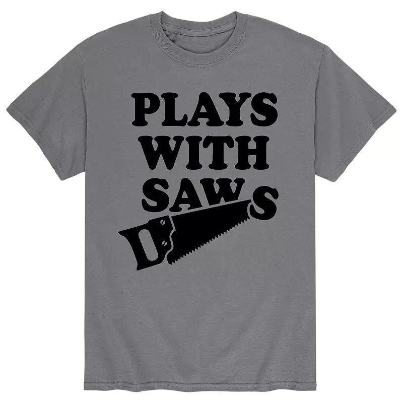 Mens Plays With Saws Tee Product Image