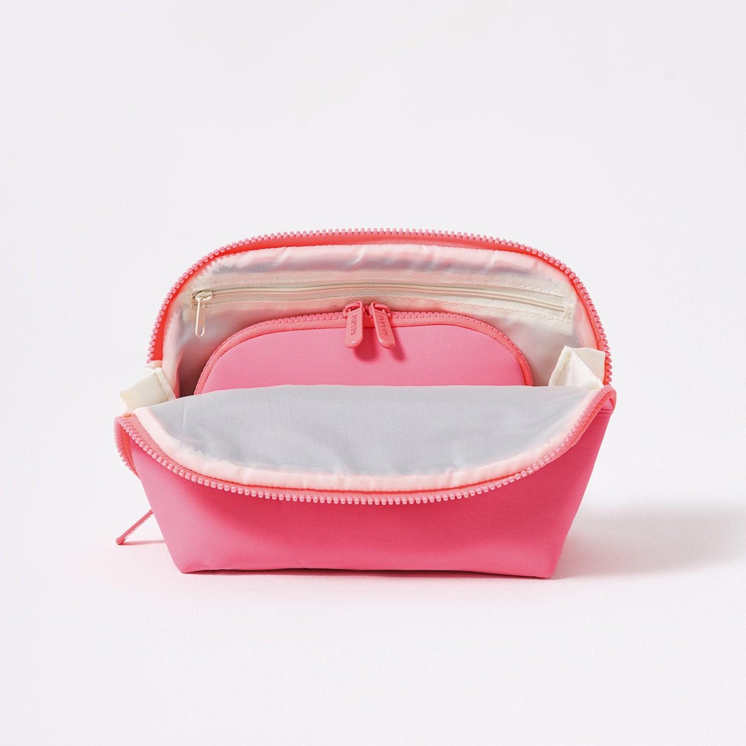 MAKEUP POUCH SET NEON PINK Product Image