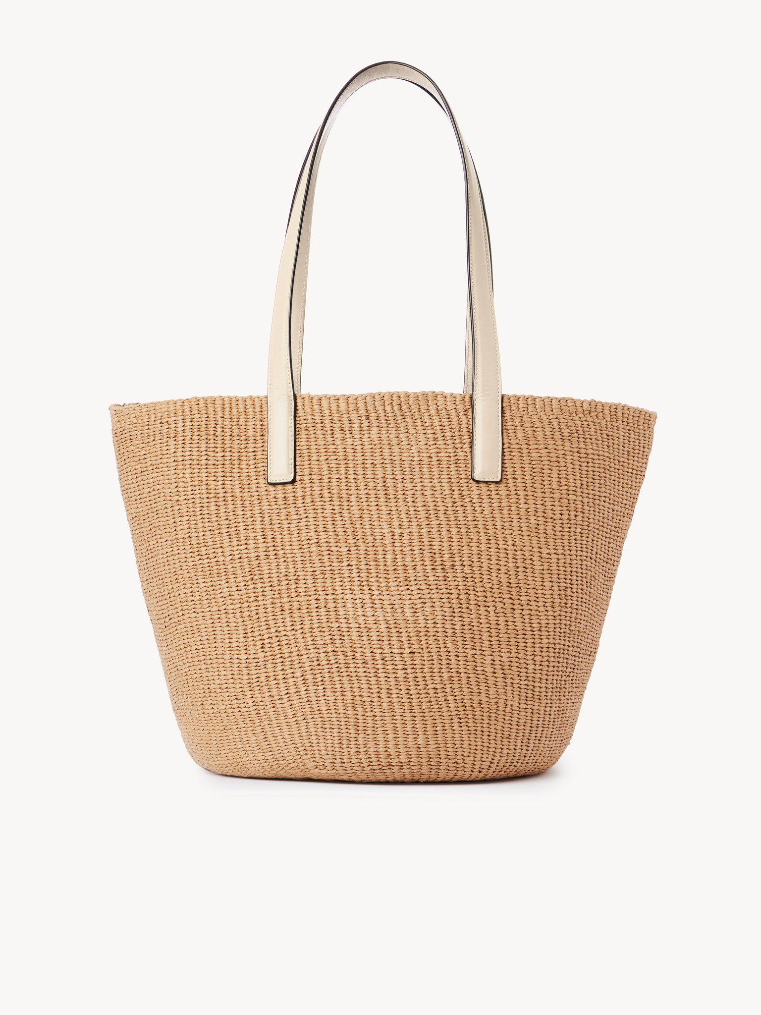 Large Horse Medal basket in natural fibers Product Image