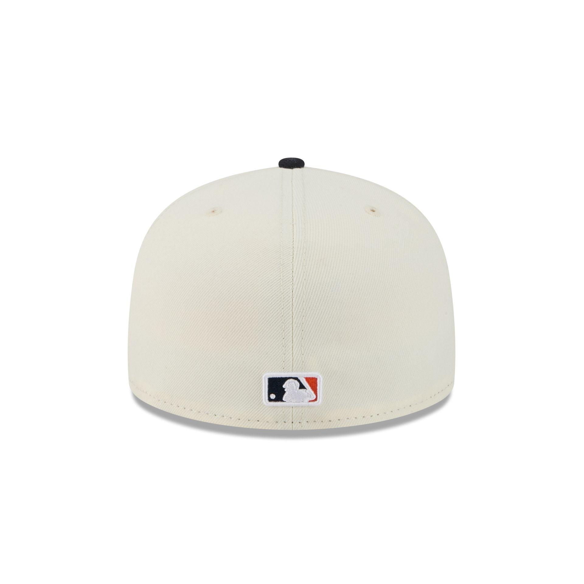 Cleveland Guardians Summer Derby White 59FIFTY A-Frame Fitted Hat Male Product Image