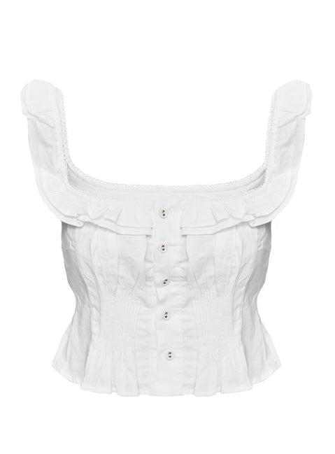 Isadoria Frill Top White Product Image