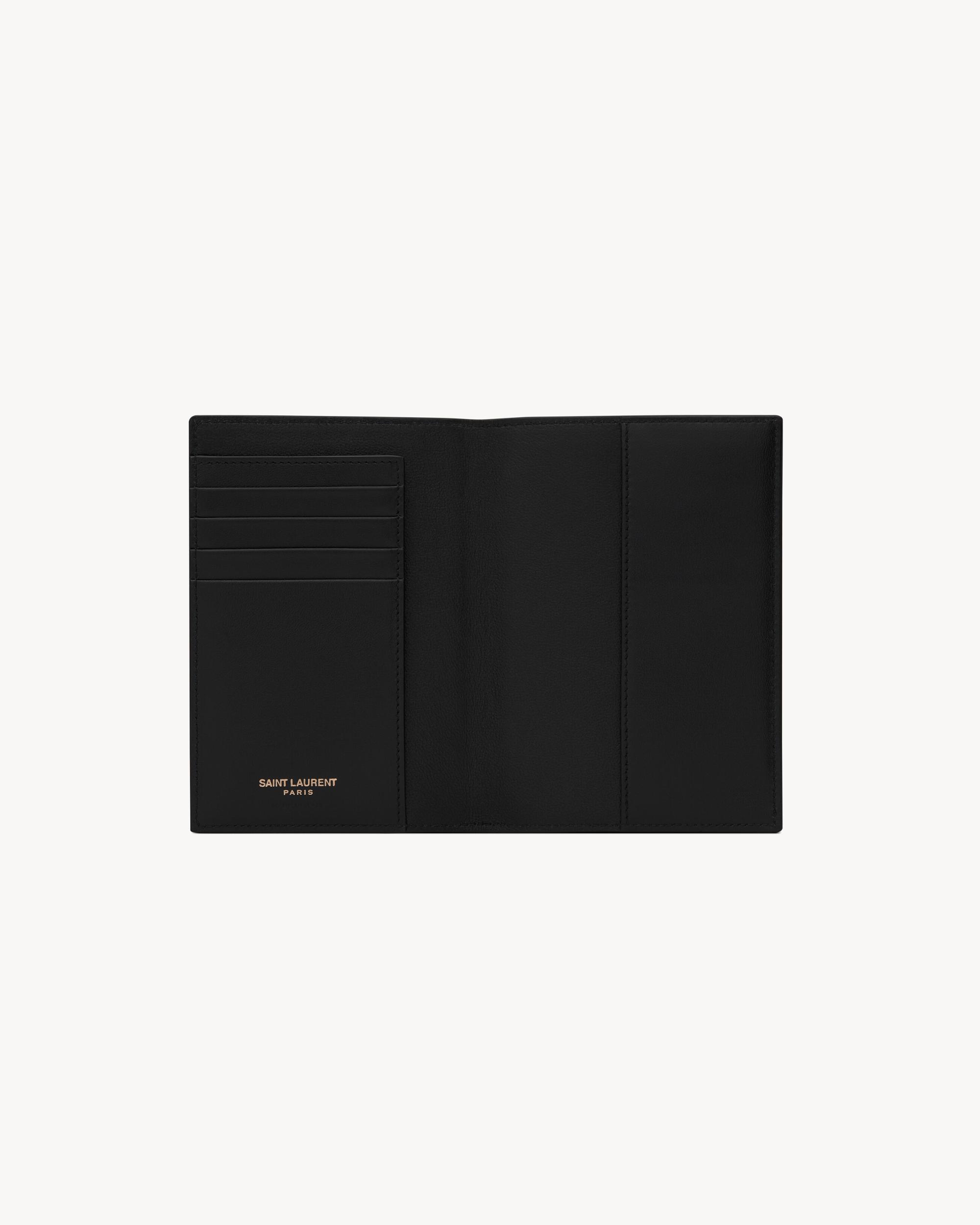 TINY CASSANDRE passport case in matte leather Product Image