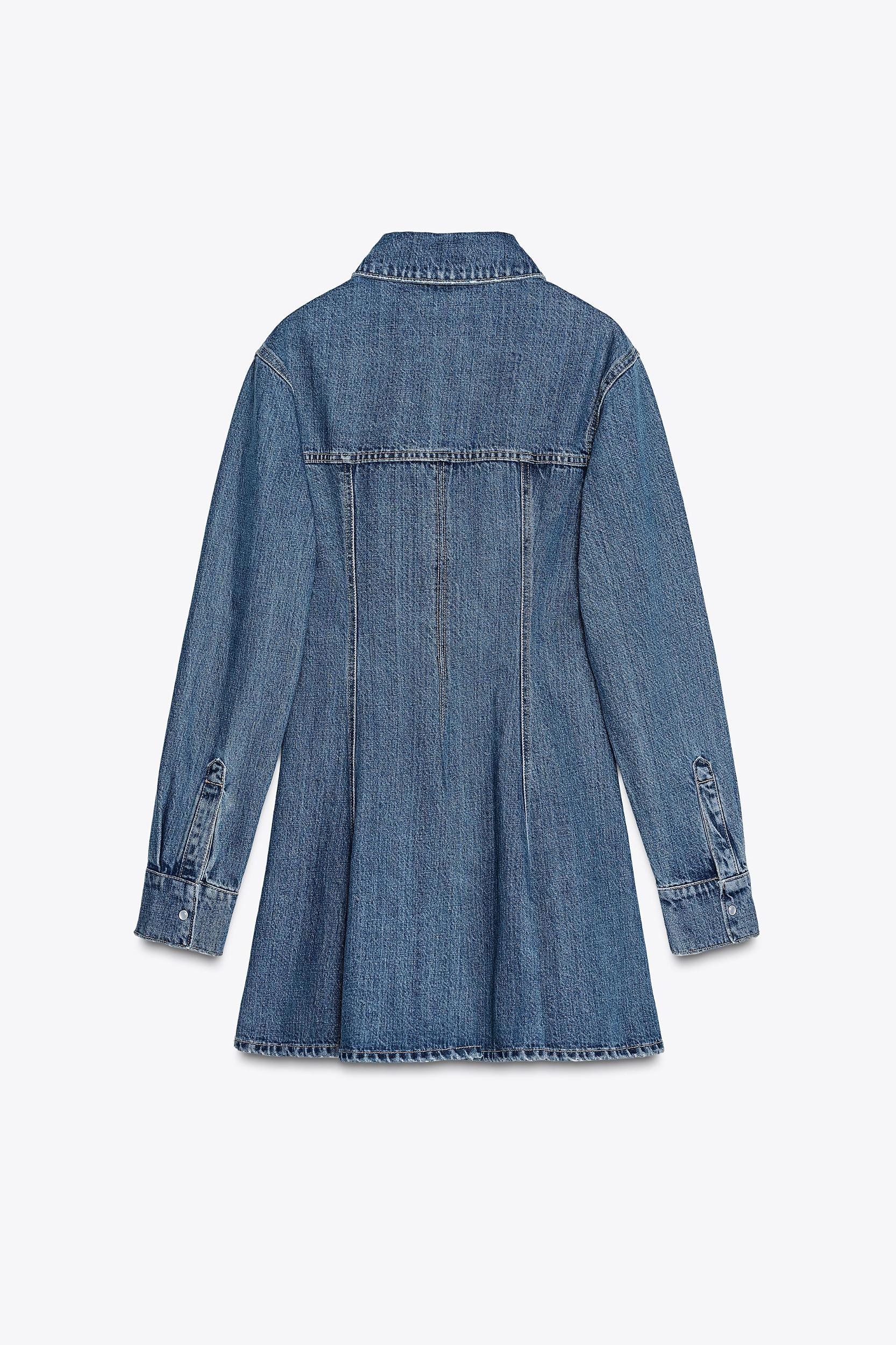 TRF DENIM MINI DRESS Product Image
