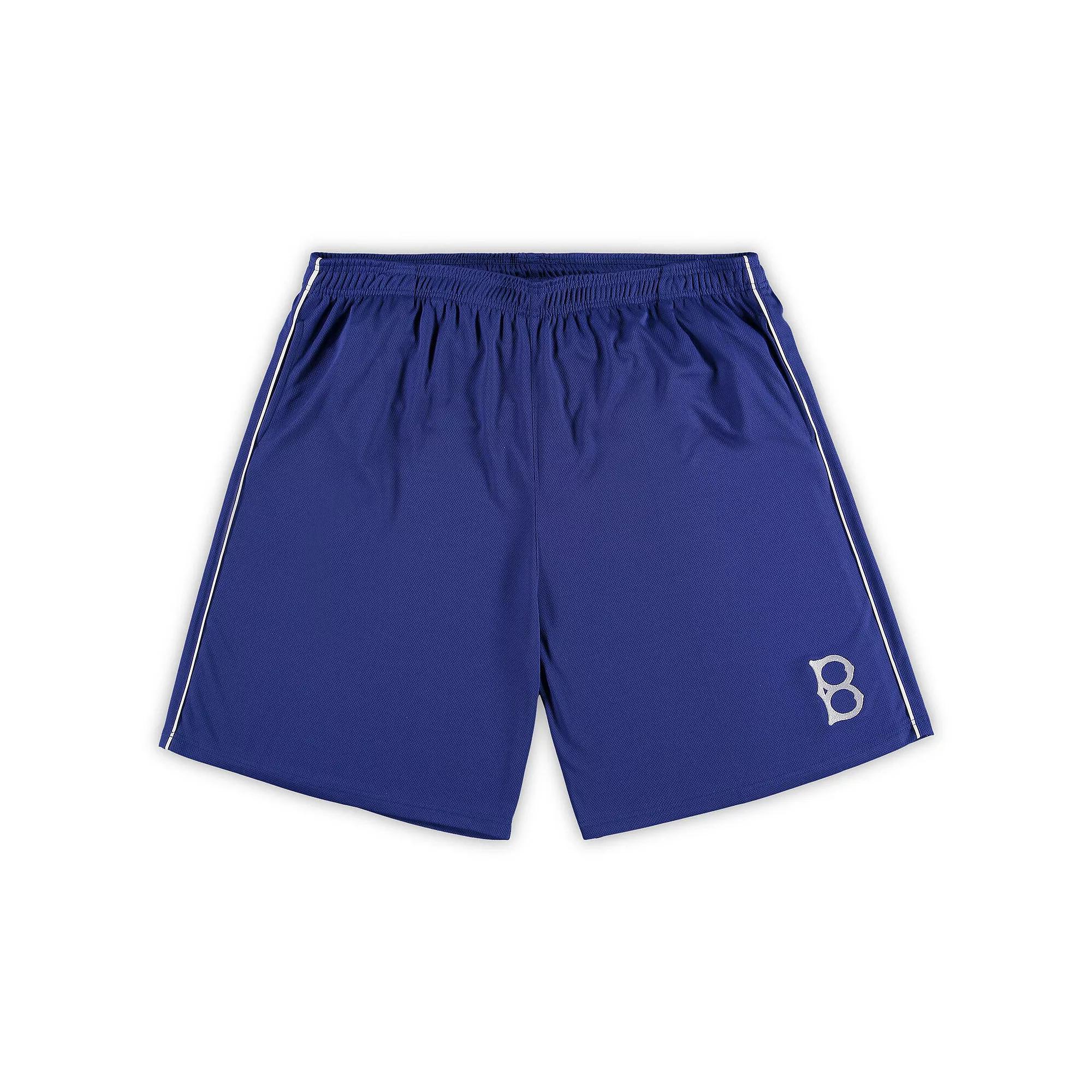 Men's Royal Brooklyn Dodgers Big & Tall Cooperstown Collection Mesh Shorts,  Product Image