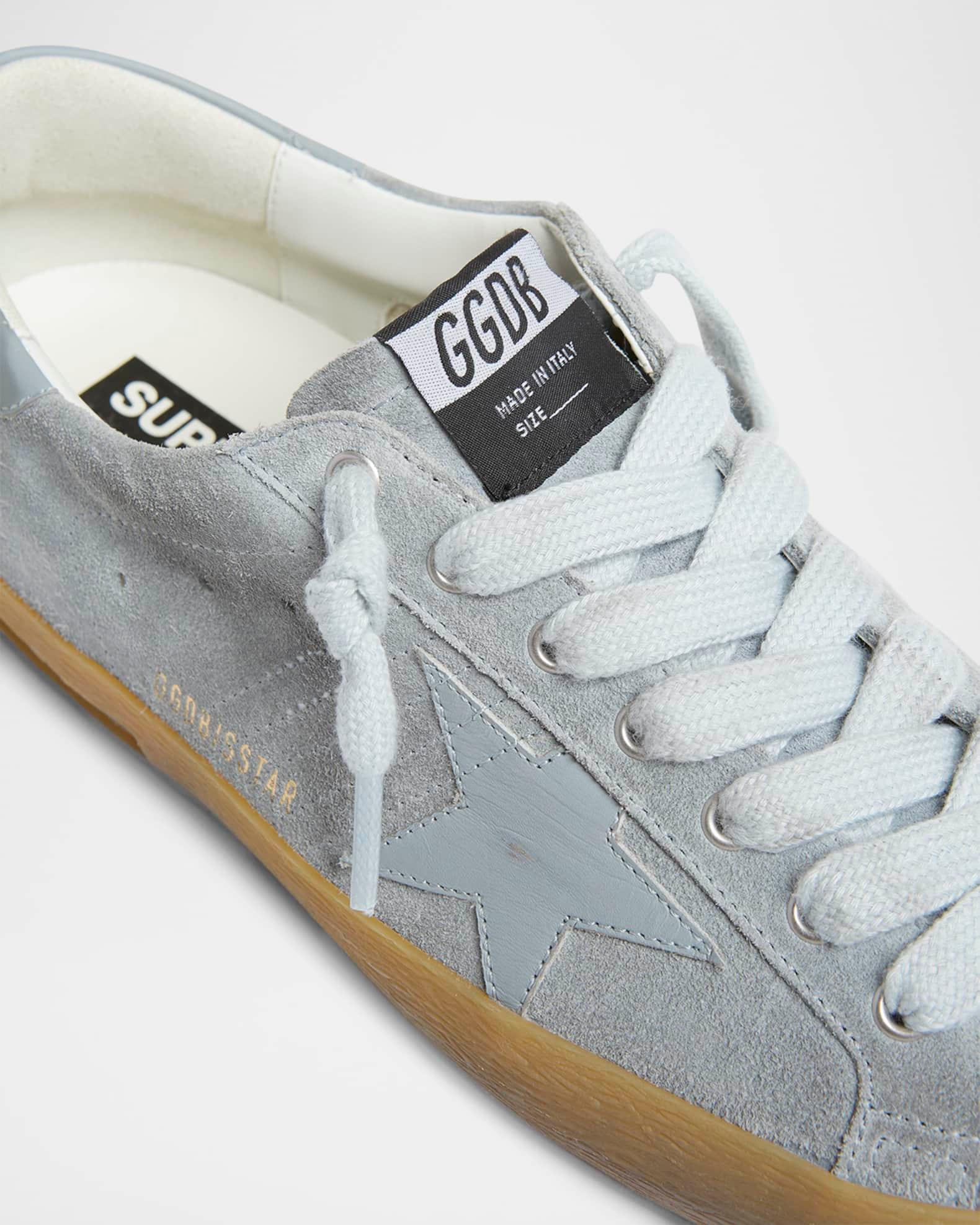 Men's Super-Star Suede Low-Top Sneakers Product Image