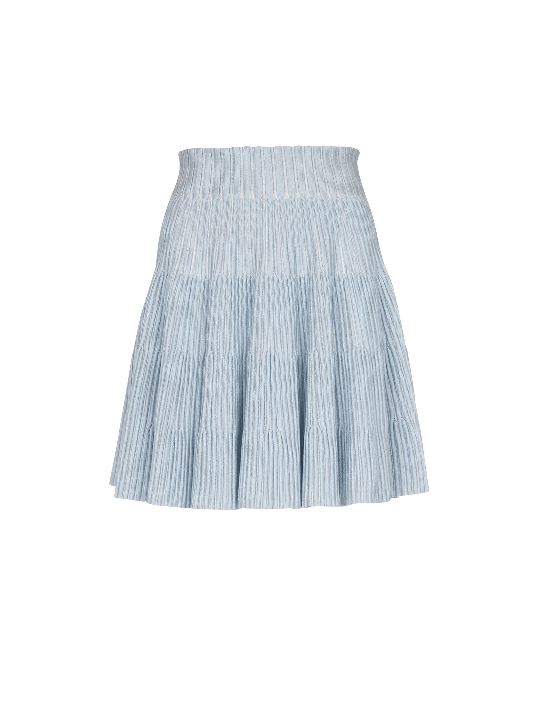 A-line textured knit skirt Product Image