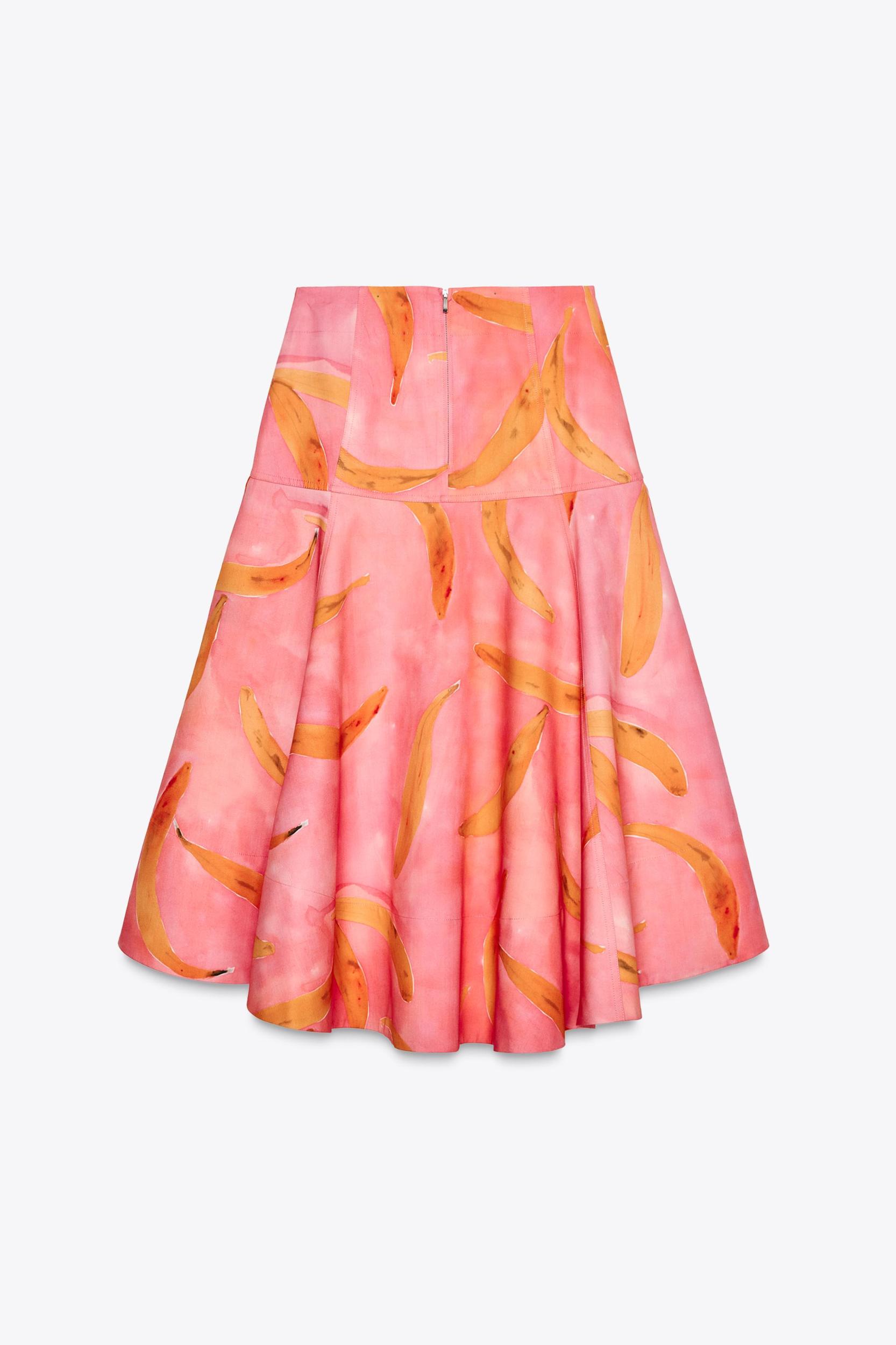 ZW COLLECTION PRINTED MIDI SKIRT Product Image