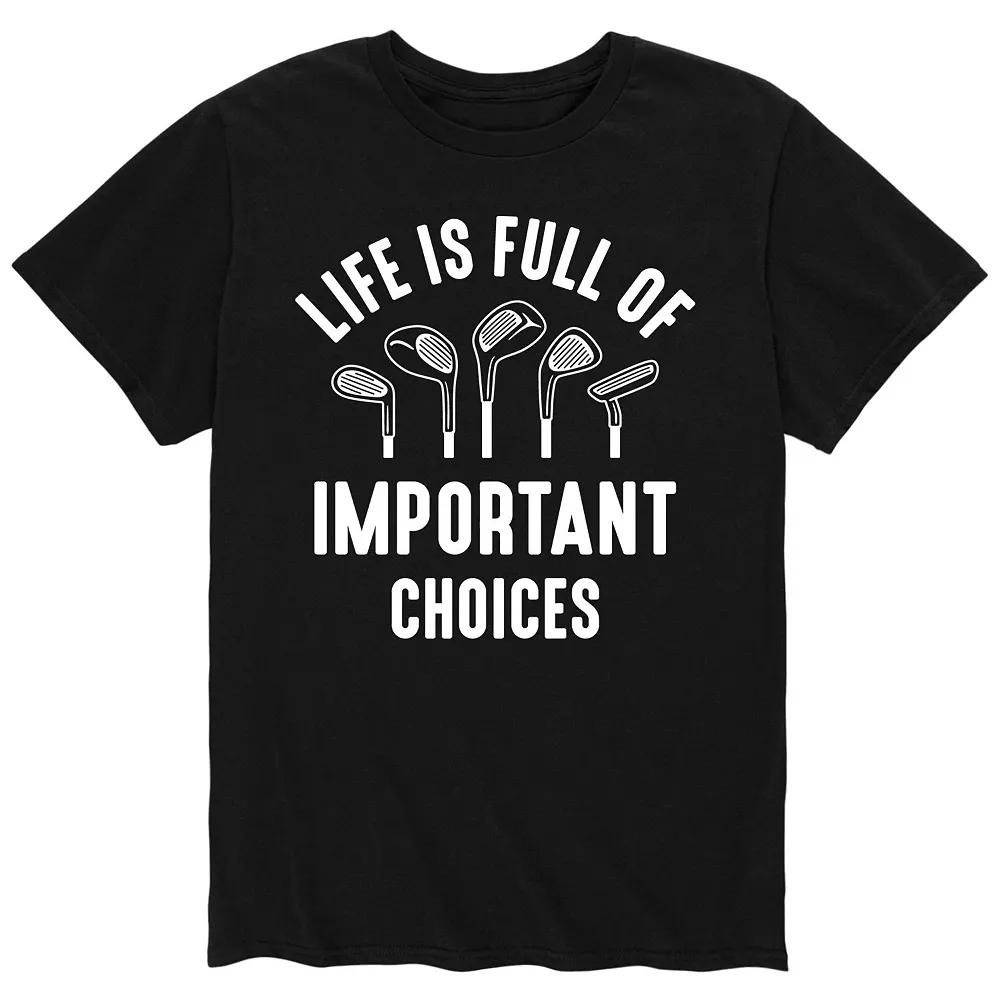 Men's Life Is Full Of Important Choice Tee,  Product Image