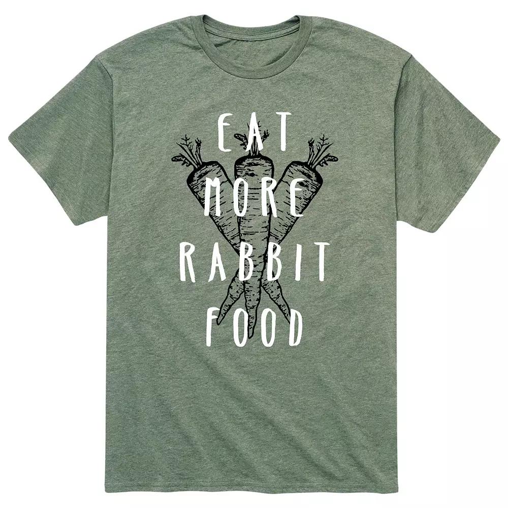 Men's Eat More Rabbit Food Tee,  Product Image