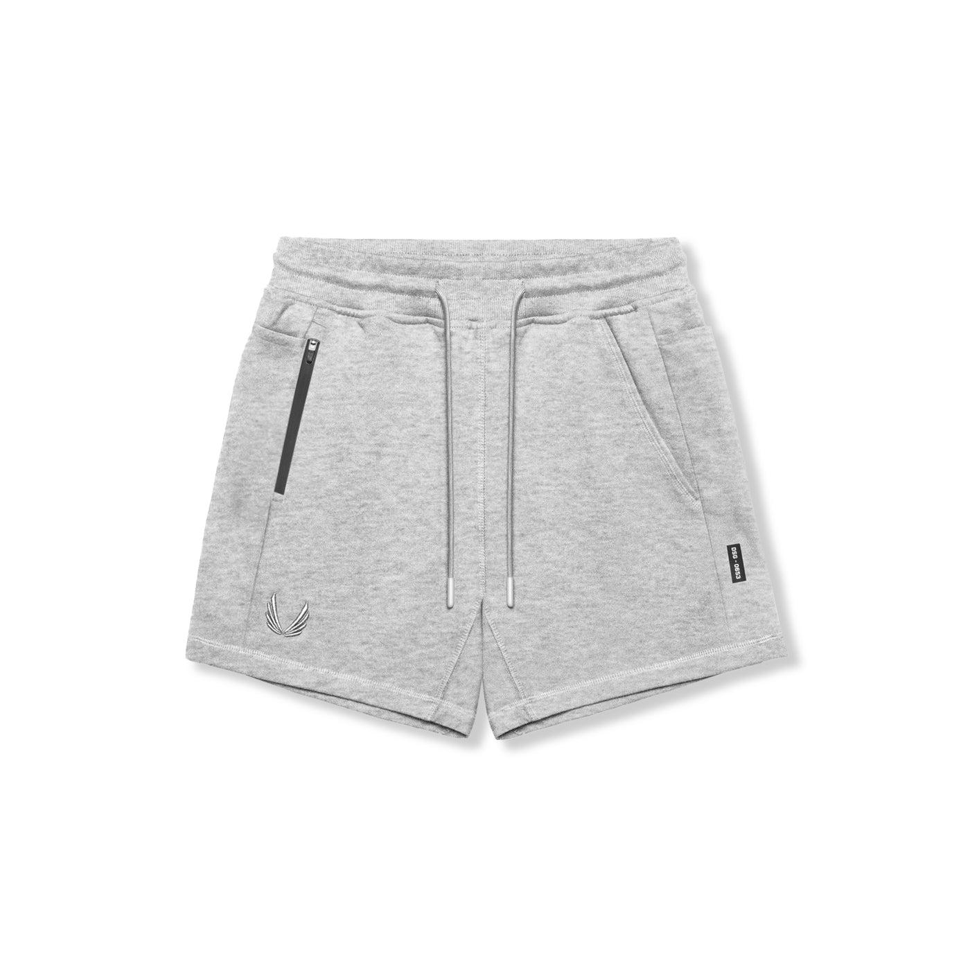 0867. Tech-Terry™ Sidelock Sweat Short - Heather Grey Male Product Image