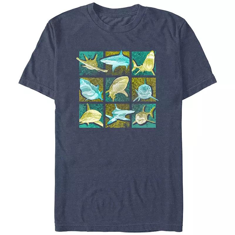 Men's Shark Portraits Graphic Tee,  Product Image