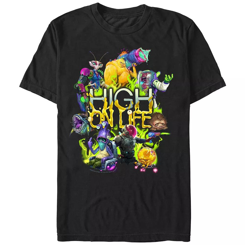 Men's High On Life Monsters Group Graphic Tee,  Product Image