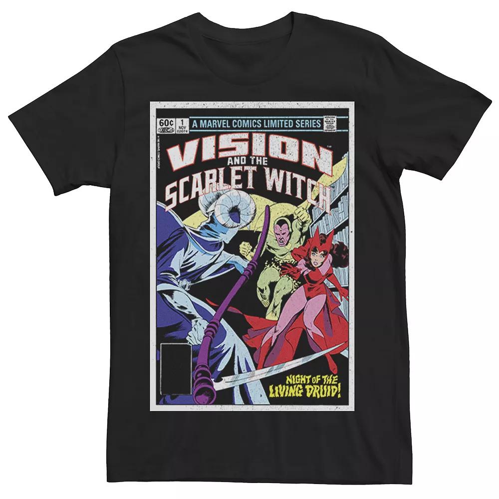 Men's Marvel Vision And The Scarlet Witch Night Of The Living Druid Tee,  Product Image