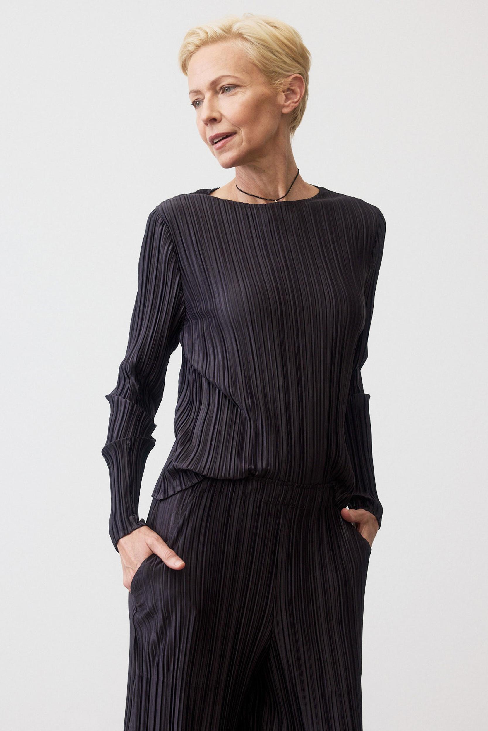 Relaxed Pleated Top Product Image