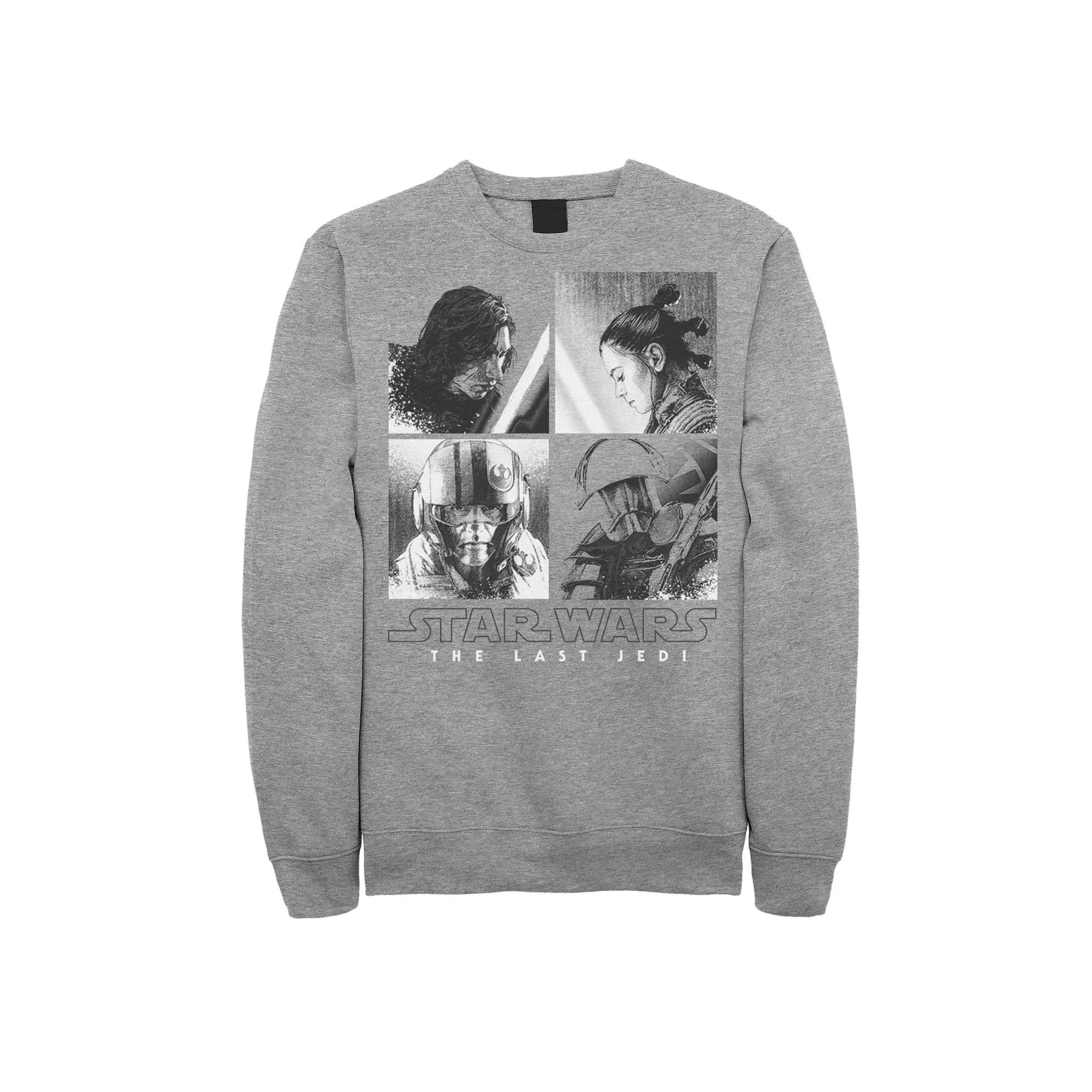 Men's Star Wars Last Jedi SquareUp Sweatshirt,  Product Image