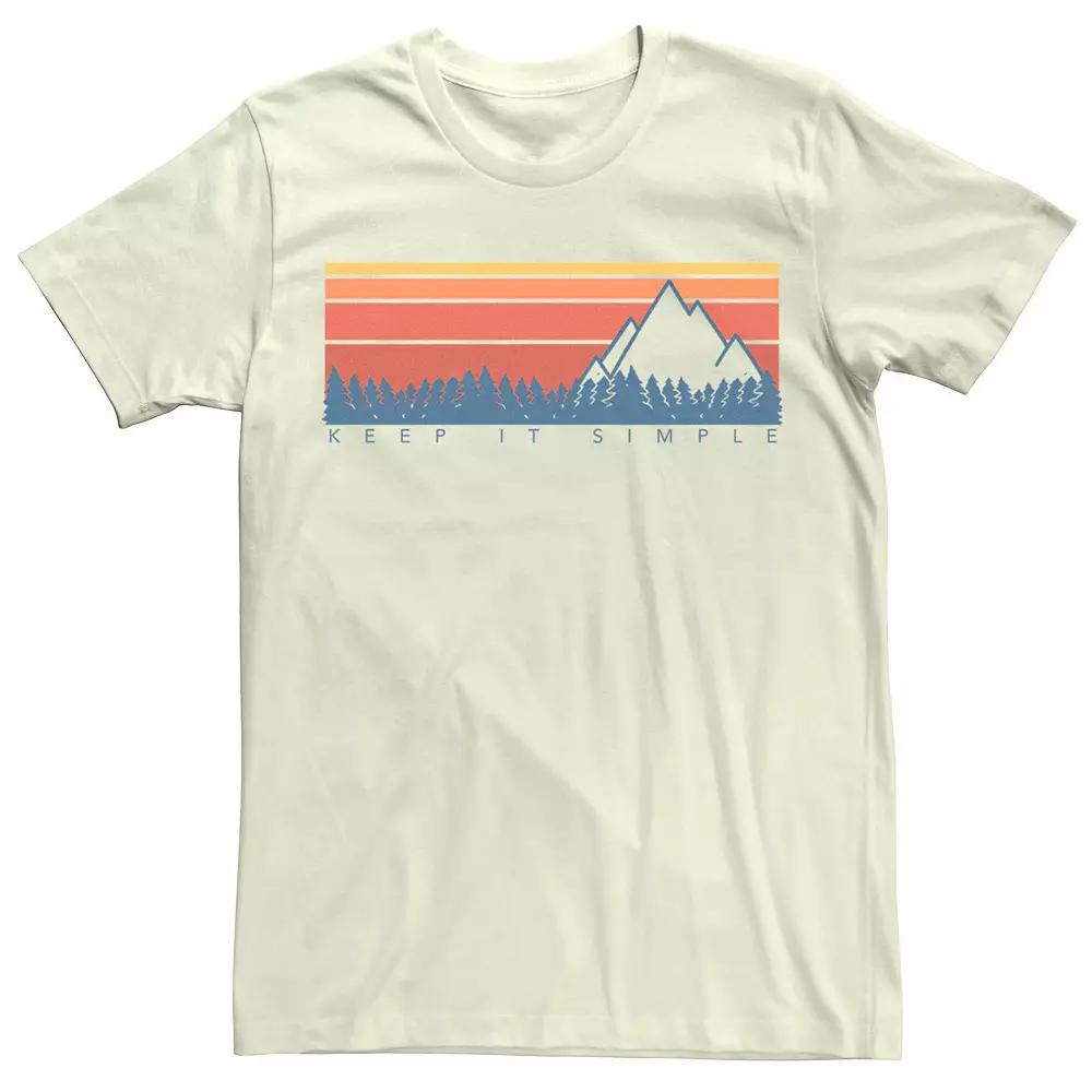 Men's Keep It Simple Gradiant Mountain Range Tee,  Product Image
