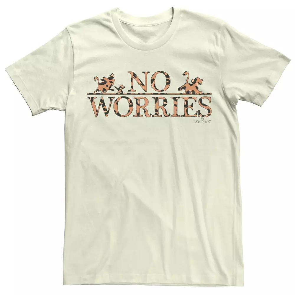 Disney's The Lion King Men's No Worries Leopard Fill Tee,  Product Image