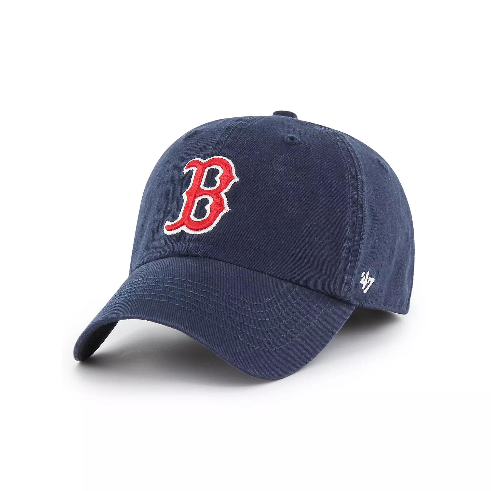 Men's '47 Navy Boston Red Sox Franchise Logo Fitted Hat,  Product Image