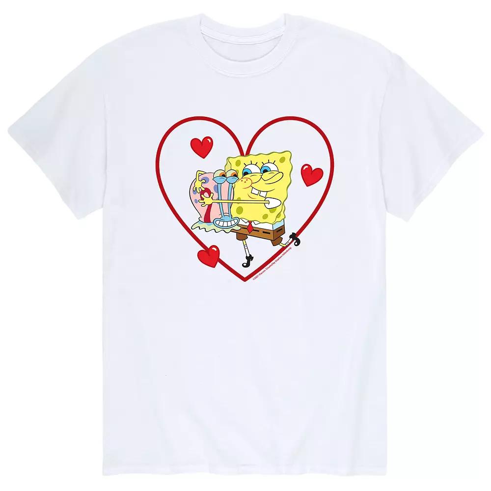 Men's SpongeBob SquarePants Gary Heart Tee,  Product Image