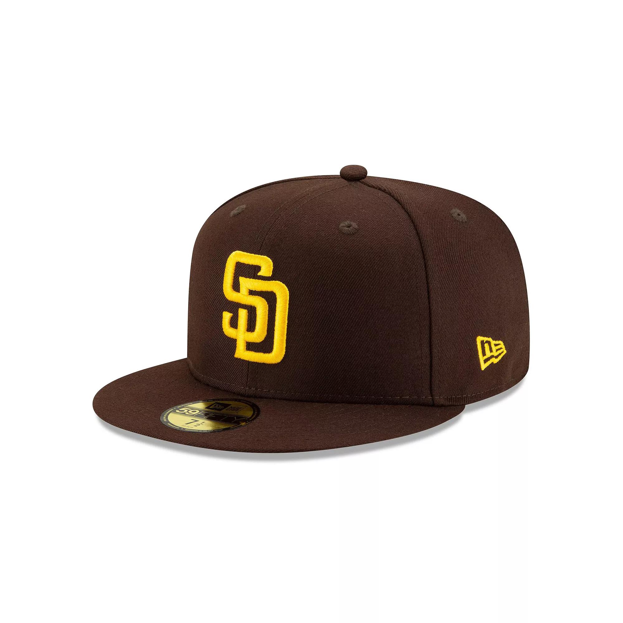 Men's New Era Brown San Diego Padres Authentic Collection On-Field 59FIFTY Fitted Hat,  Product Image