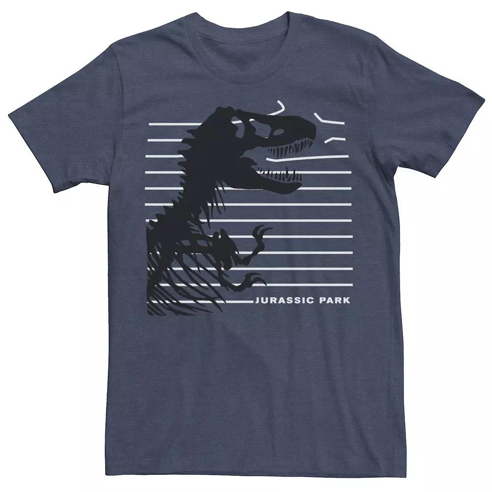 Men's Jurassic Park T-Rex Skeleton Fence Breakthrough Tee,  Product Image