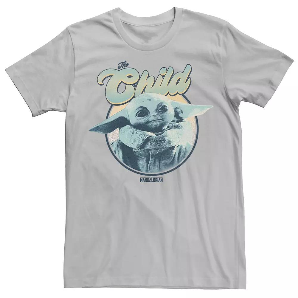 Men's Star Wars The Mandalorian The Child Retro Style Portrait Tee,  Product Image
