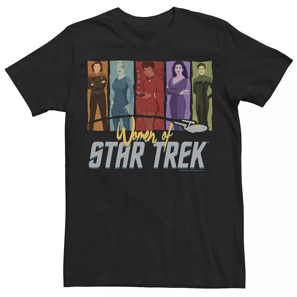 Men's Star Trek Women Of Star Trek 5 Silouhette's Tee,  Product Image