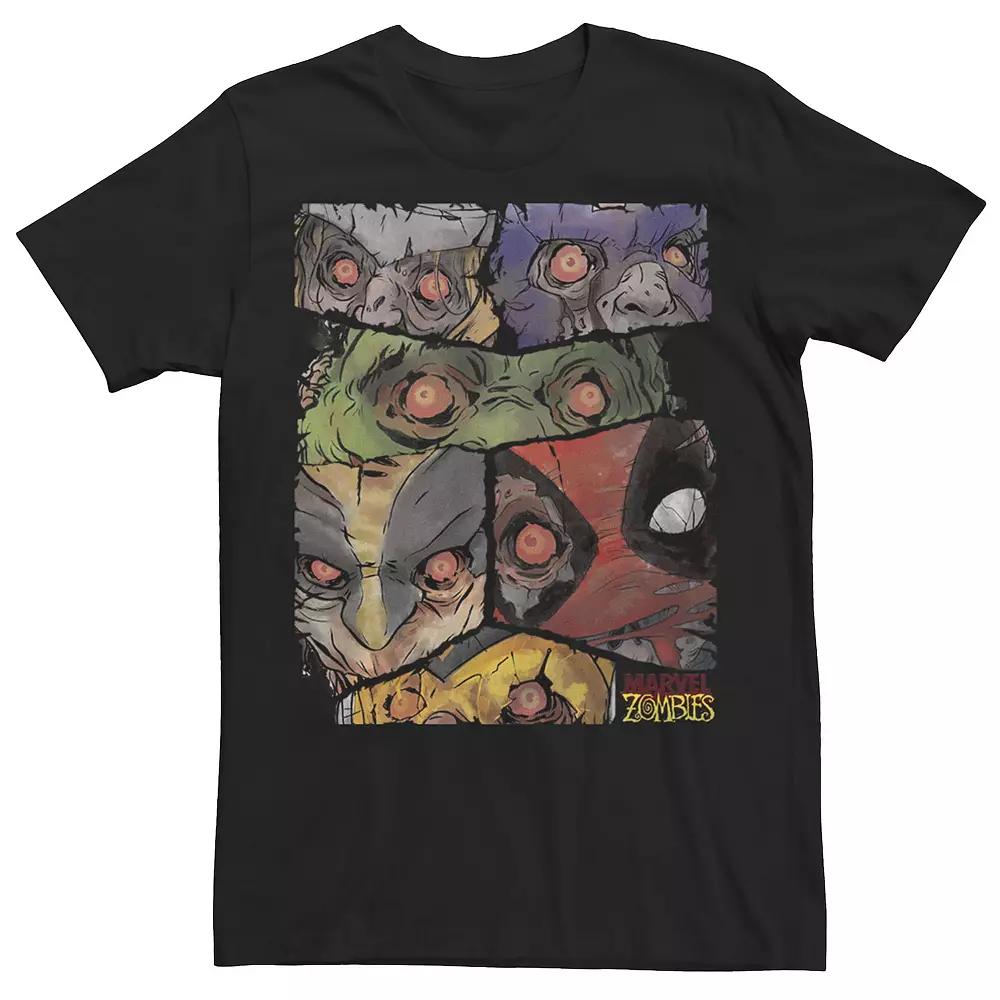 Men's Marvel Zombies Group Shot Panels Graphic Tee,  Product Image
