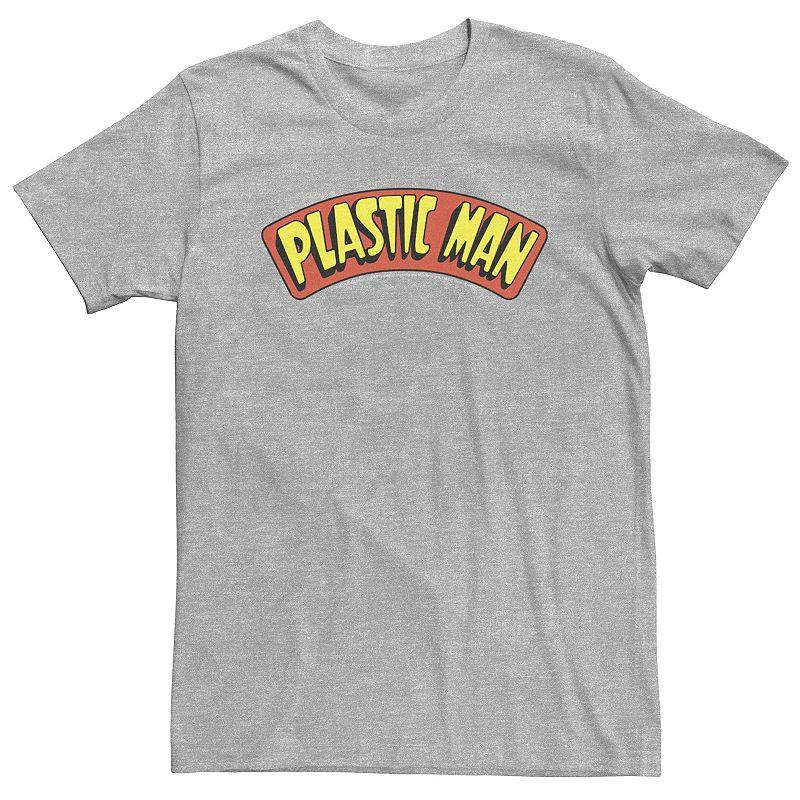 Big & Tall DC Comics Plastic Man Text Logo Poster Tee, Men's,  Product Image