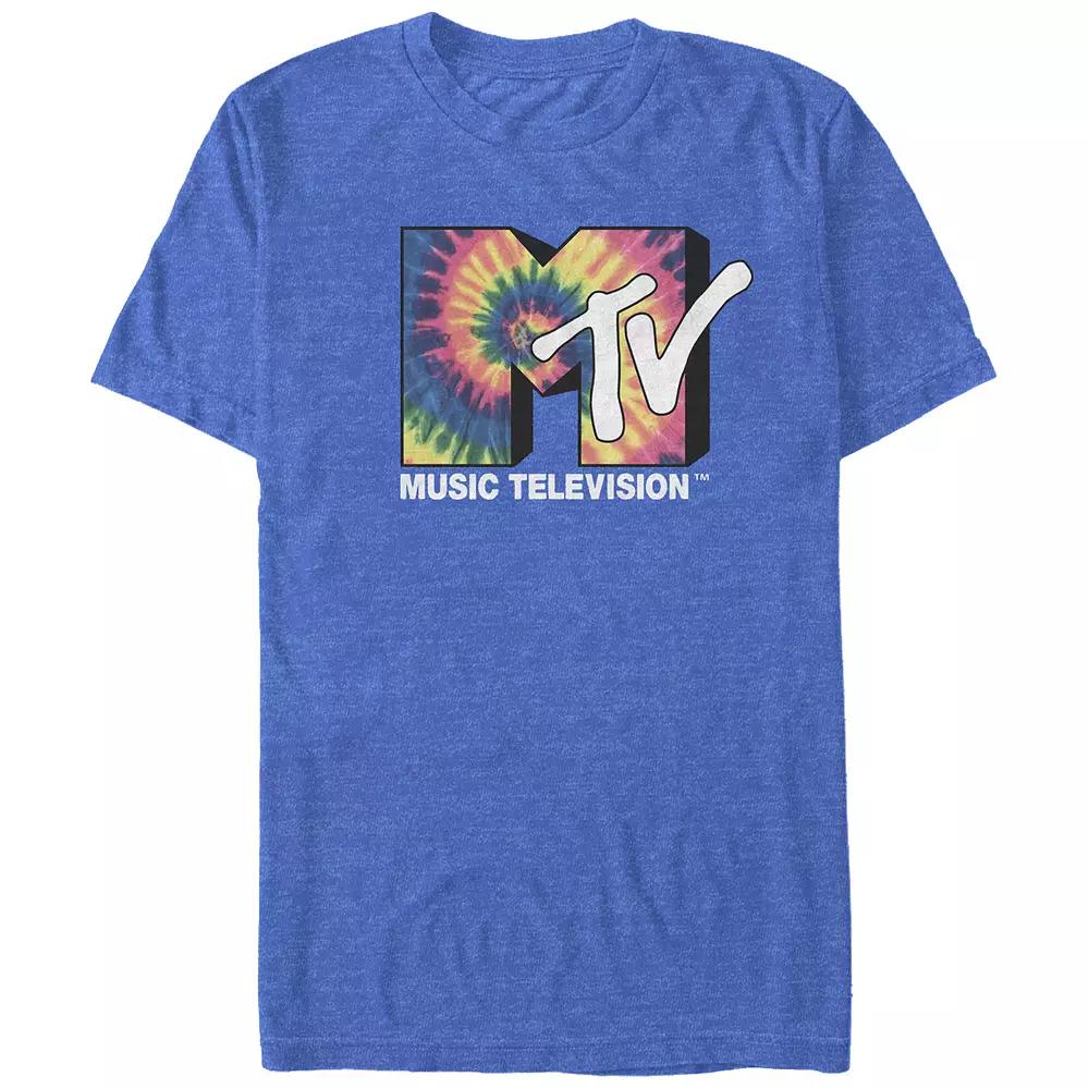 Big & Tall MTV Tie Dye Print Logo Graphic Tee, Men's,  Product Image