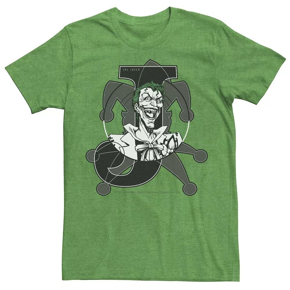 Men's DC Comics Joker Card Laughing Poster Tee,  Product Image