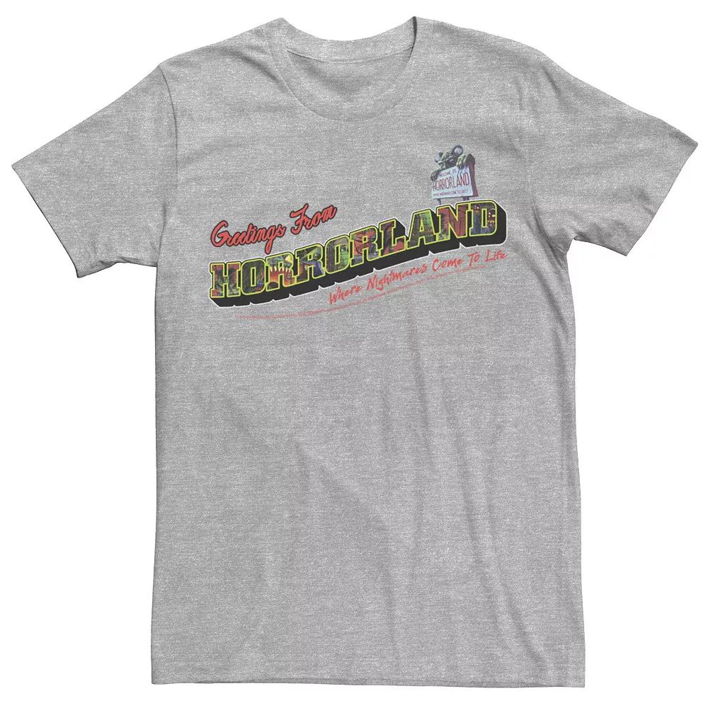 Men's Goosebumps Greetings From Horror Land Postcard Graphic Tee,  Product Image