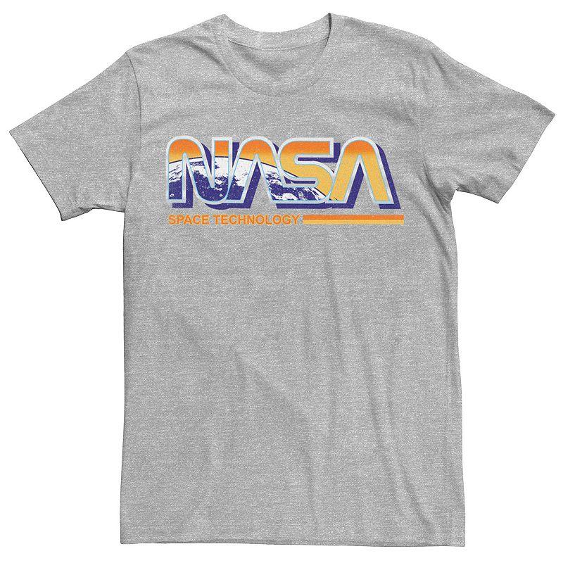 Men's NASA Space Technology Retro Rainbow Logo Tee,  Product Image