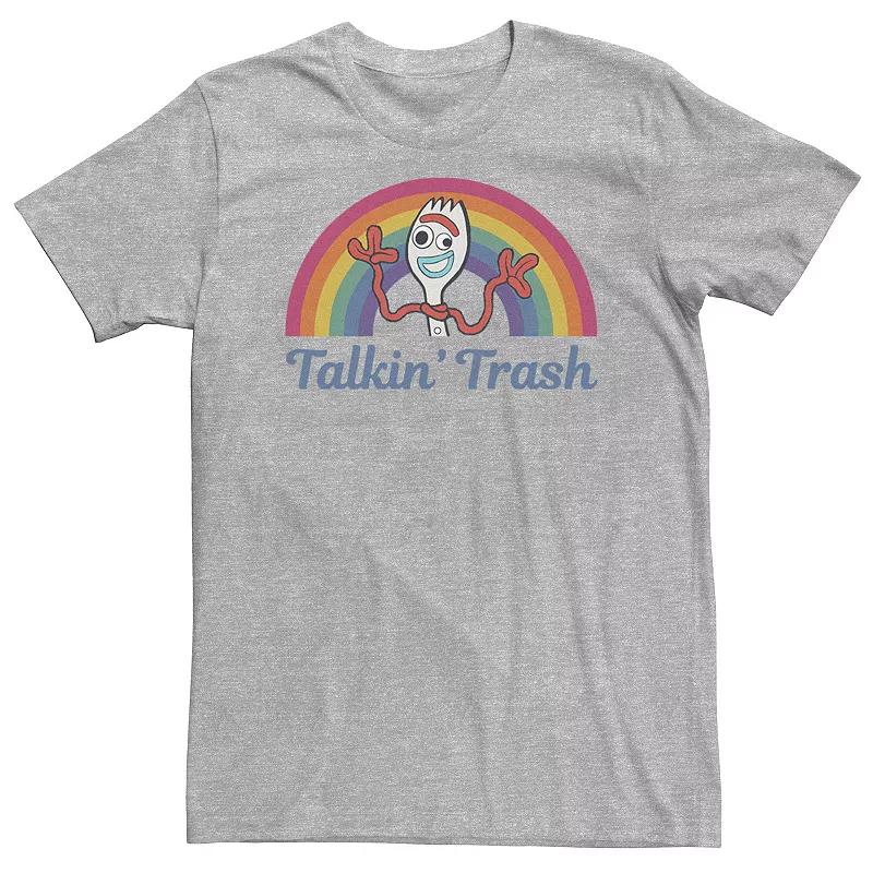 Big & Tall Disney / Pixar Toy Story 4 Forky Talkin' Trash Rainbow Poster Tee, Men's,  Product Image