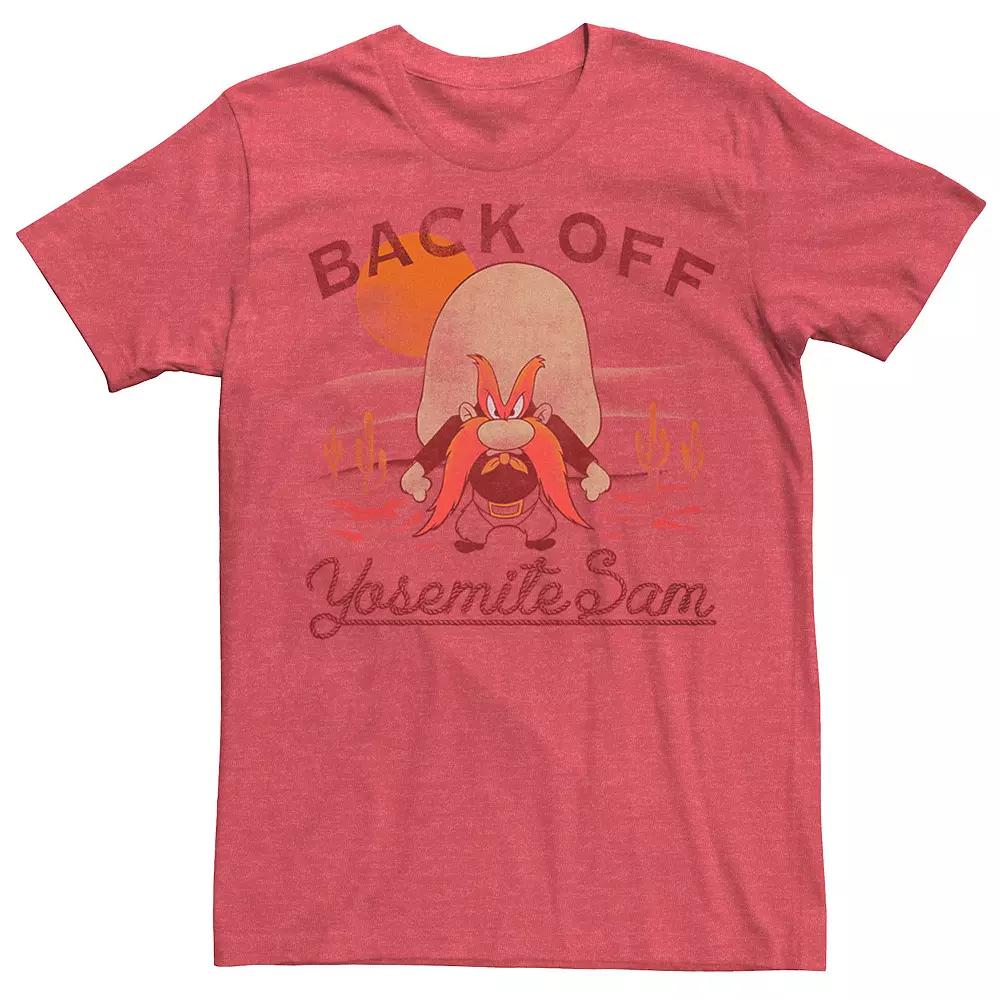 Men's Yosemite Sam Back Off Distorted Tee,  Product Image