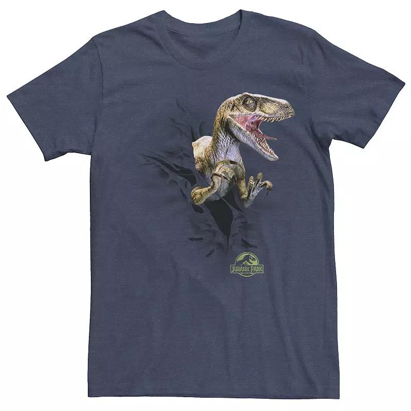Men's Jurassic Park Ripping Velociraptor Graphic Tee,  Product Image