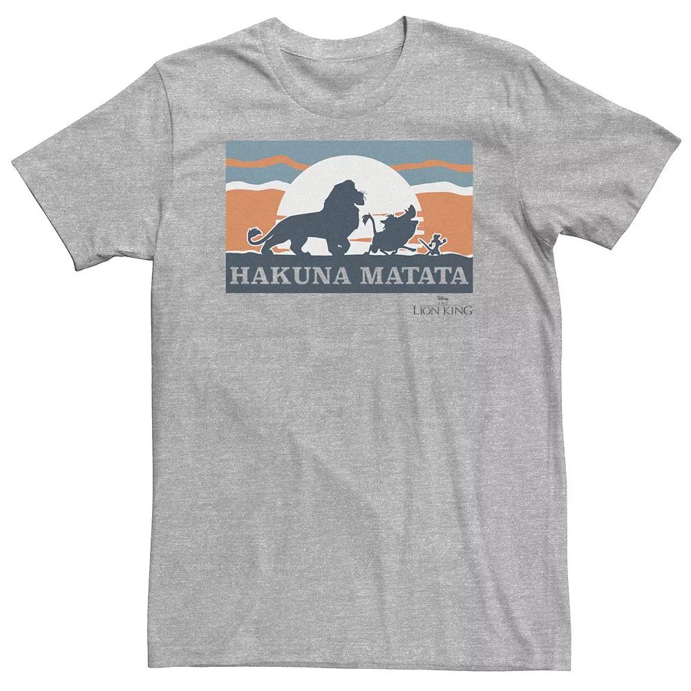 Big & Tall Disney The Lion King Retro Hakuna Matata Trio Silhouette Tee, Men's,  Product Image