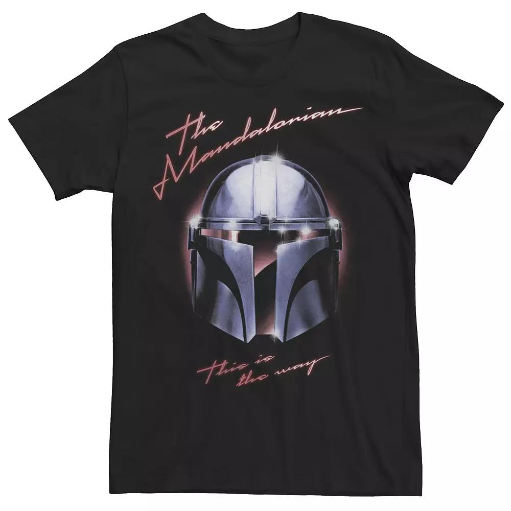 Men's Star Wars: The Mandalorian Chrome Helmet This Is The Way Tee,  Product Image