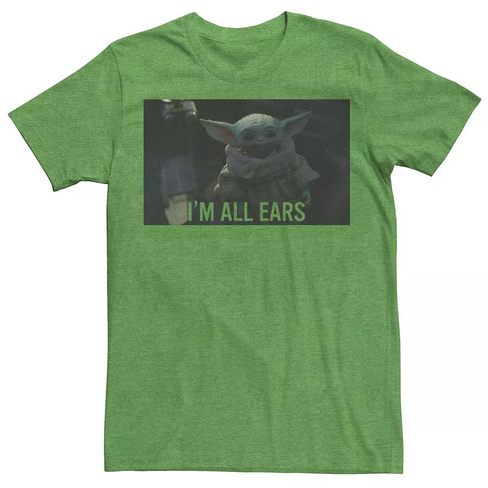 Men's Star Wars The Mandalorian The Child I'm All Ears Portrait Tee,  Product Image