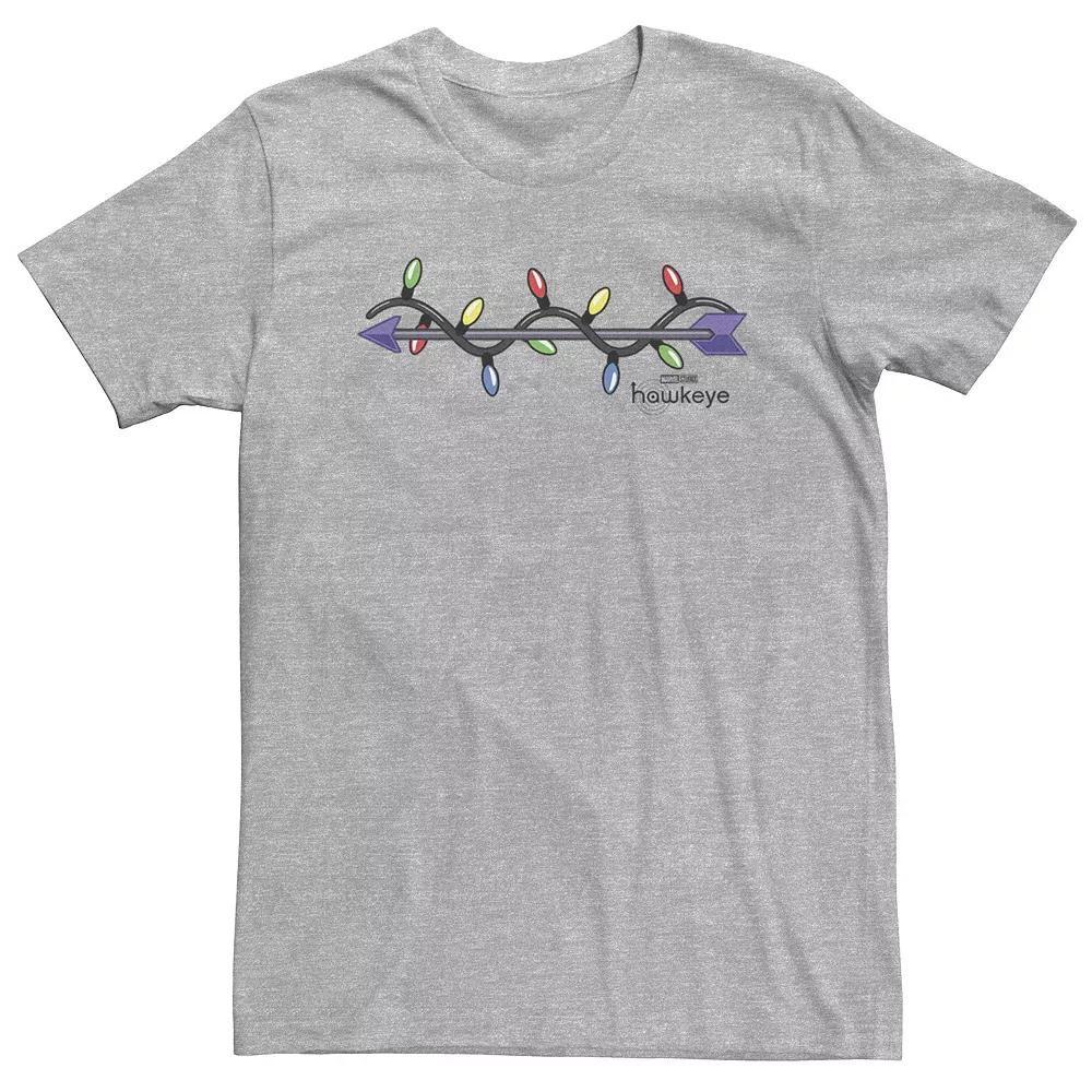 Big & Tall Marvel Hawkeye Christmas Light String Tee, Men's,  Product Image